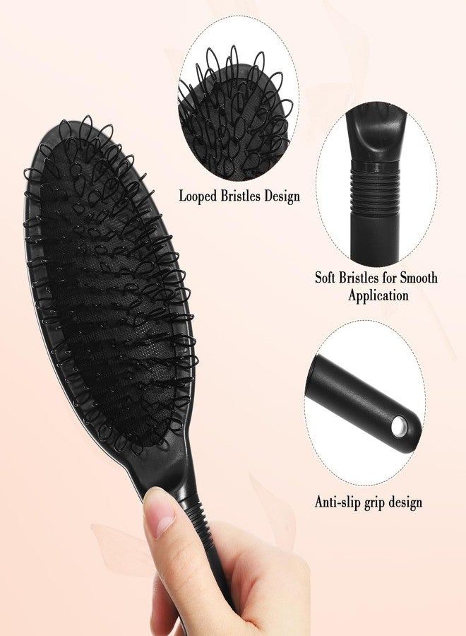 obeoby 3Pcs Wig Brush Comb Set, Loop Wig Brush Hair Extension Wide-Tooth and Edge Combs for Human Wigs and Synthetic Extension - Image 3